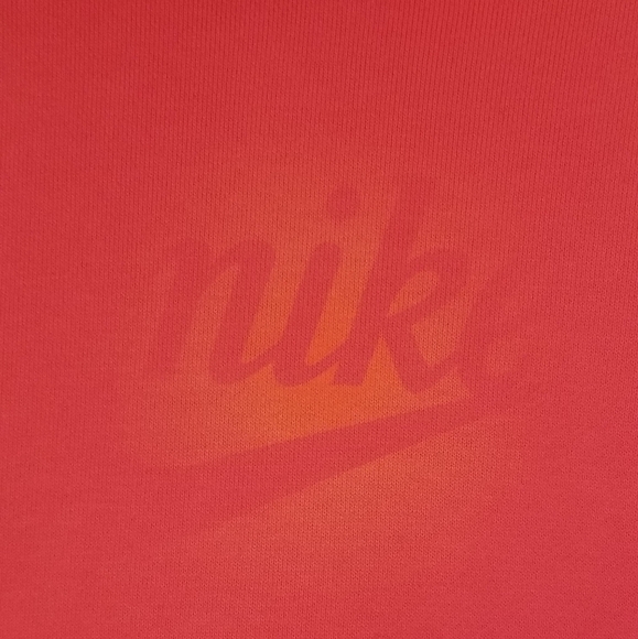 Nike Hoodie. Pink with Orange Accents. Front Ombre Nike Logo. Size Womens Small. - Picture 2 of 10